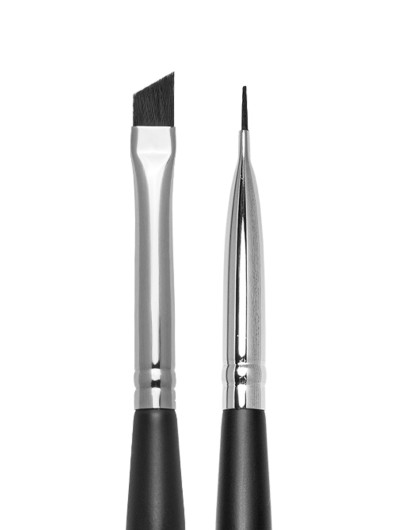 FreiAVIVER Кисть для бровей скошенная Monaco (5мм), черная