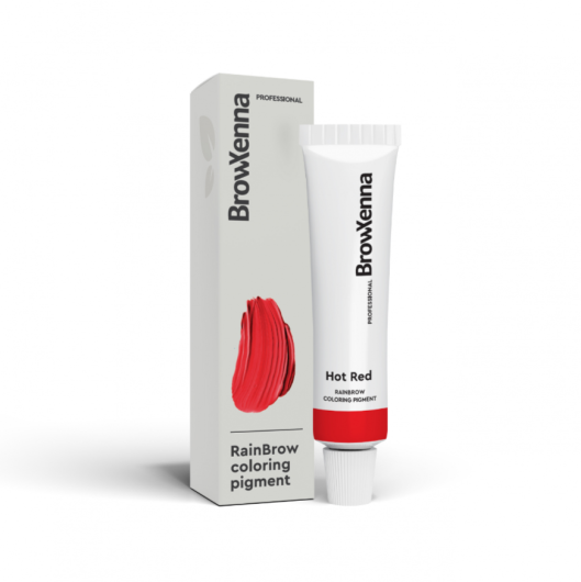 Brow Xenna Пигмент прямого действия RainBrow Coloring, красный