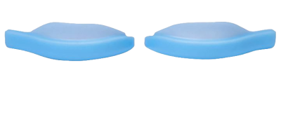 Vinogradova Валики для верхних ресниц, нежно-голубые, размер 3 (1 пара)