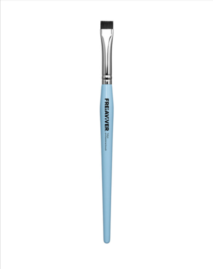 FreiAVIVER Кисть для бровей ровная Tokyo (10мм), голубая