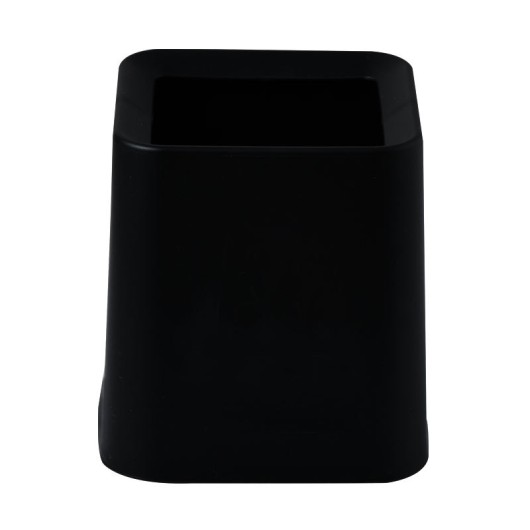 Контейнер для мусора квадратный, черный