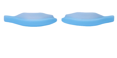 Vinogradova Валики для верхних ресниц, нежно-голубые, размер 2,5 (1 пара)