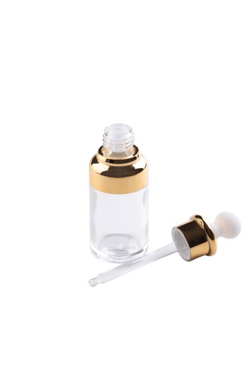 Флакон стеклянный с пипеткой "Золото", 50 мл