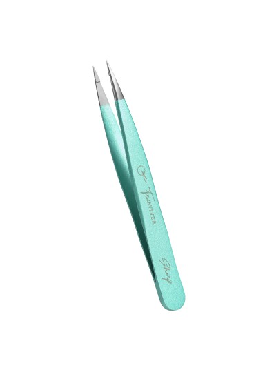 FreiAVIVER Точечный пинцет для бровей Sharp, зеленый