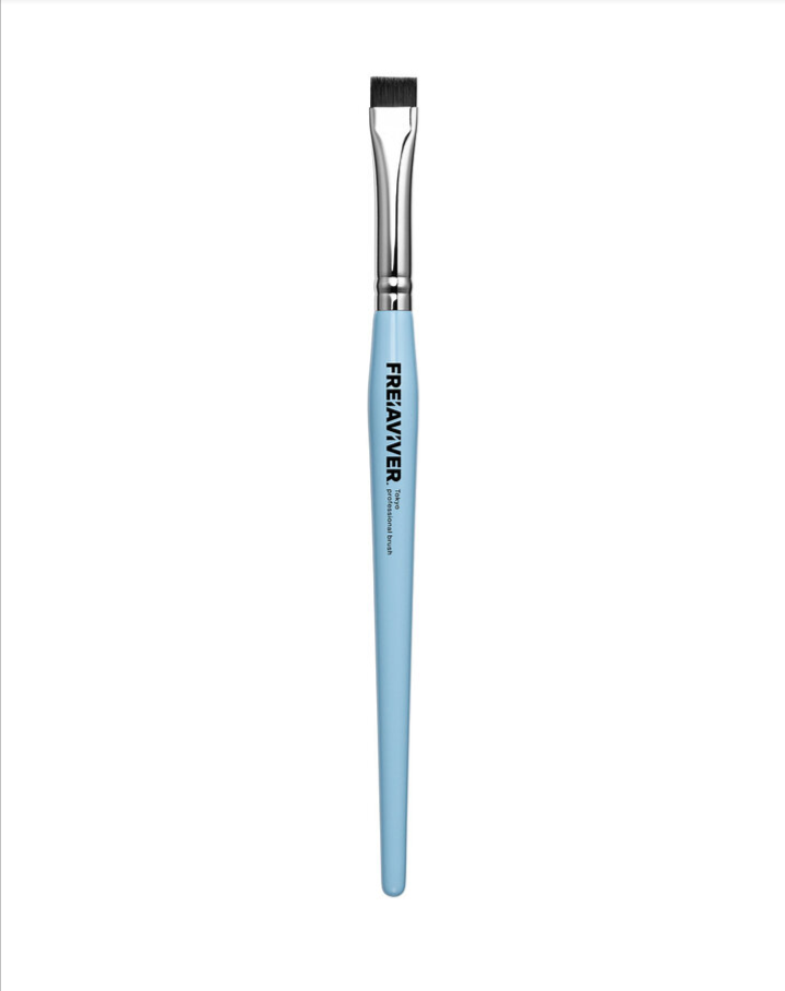FreiAVIVER Кисть для бровей ровная Tokyo (10мм), голубая