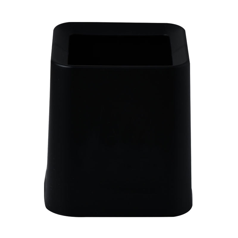 Контейнер для мусора квадратный, черный