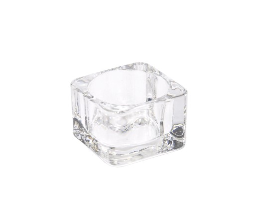 Стаканчик для смешивания пигментов (квадратный), стеклянный