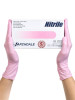 Перчатки нитриловые Nitrile розовые S, 50 пар