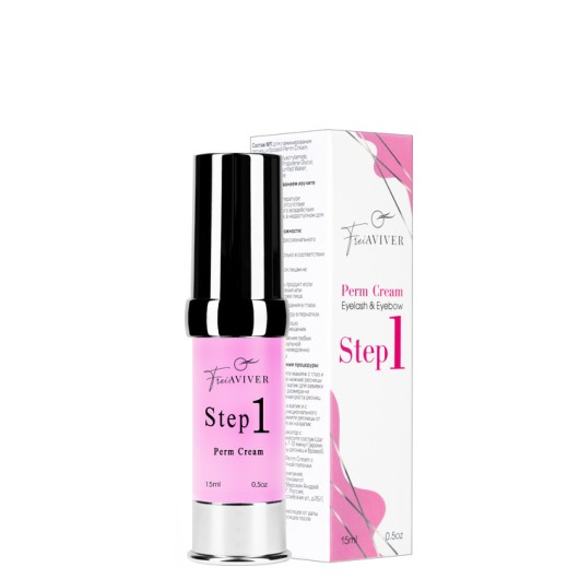 FreiAVIVER Состав №1 для ламинирования ресниц и бровей Perm Cream, 15мл