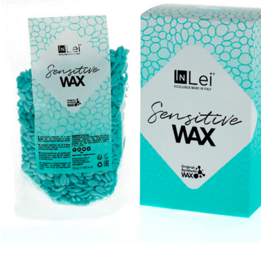 InLei Воск для депиляции бровей и лица SENSITIVE WAX, 250 гр