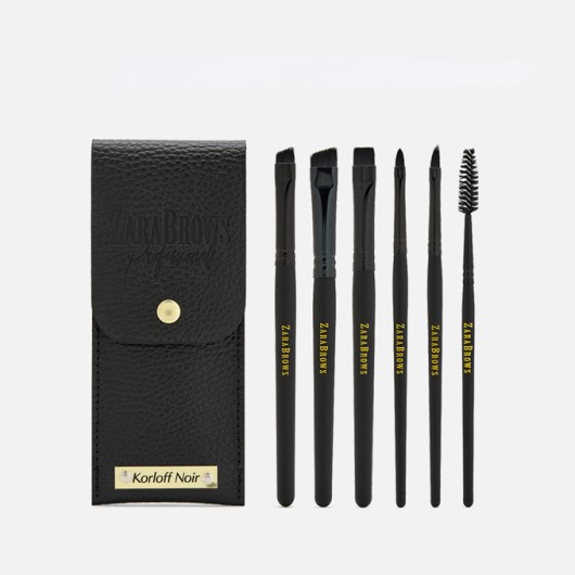 Zara Brows Набор кистей KORLOFF NOIR