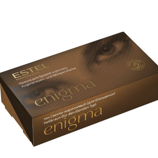 Estel Enigma Краска для бровей и ресниц - Светло-коричневый, 20 мл
