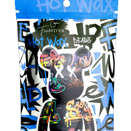 FreiAVIVER Воск для депиляции бровей и лица Hot Wax "Bears" синий, 500гр