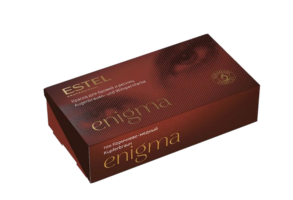 Estel Enigma Краска для бровей и ресниц - Коричнево-медный, 20 мл