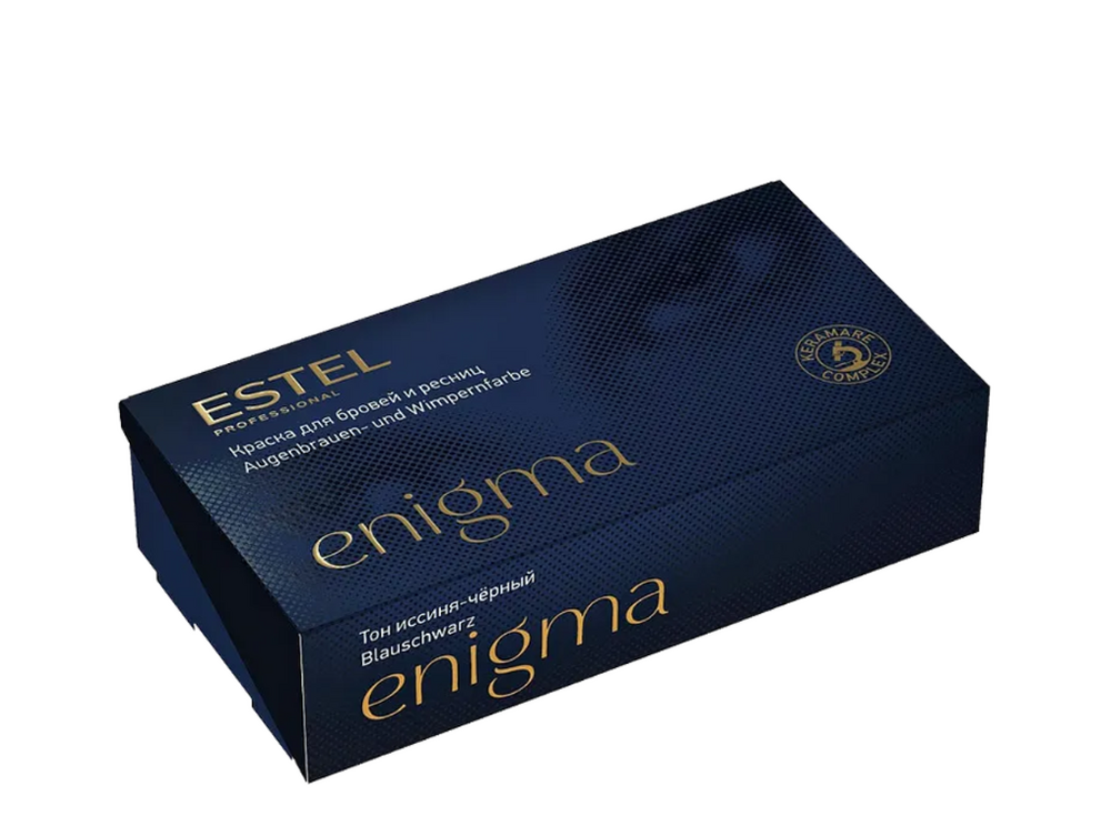 Estel Enigma Краска для бровей и ресниц - Иссиня-черный, 20 мл