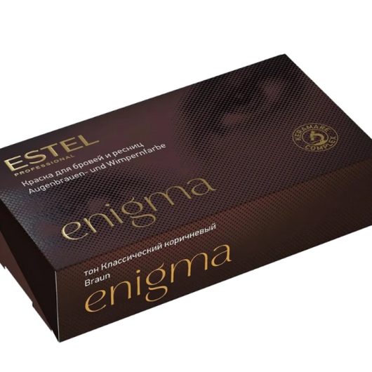 Estel Enigma Краска для бровей и ресниц - Классический коричневый, 20 мл