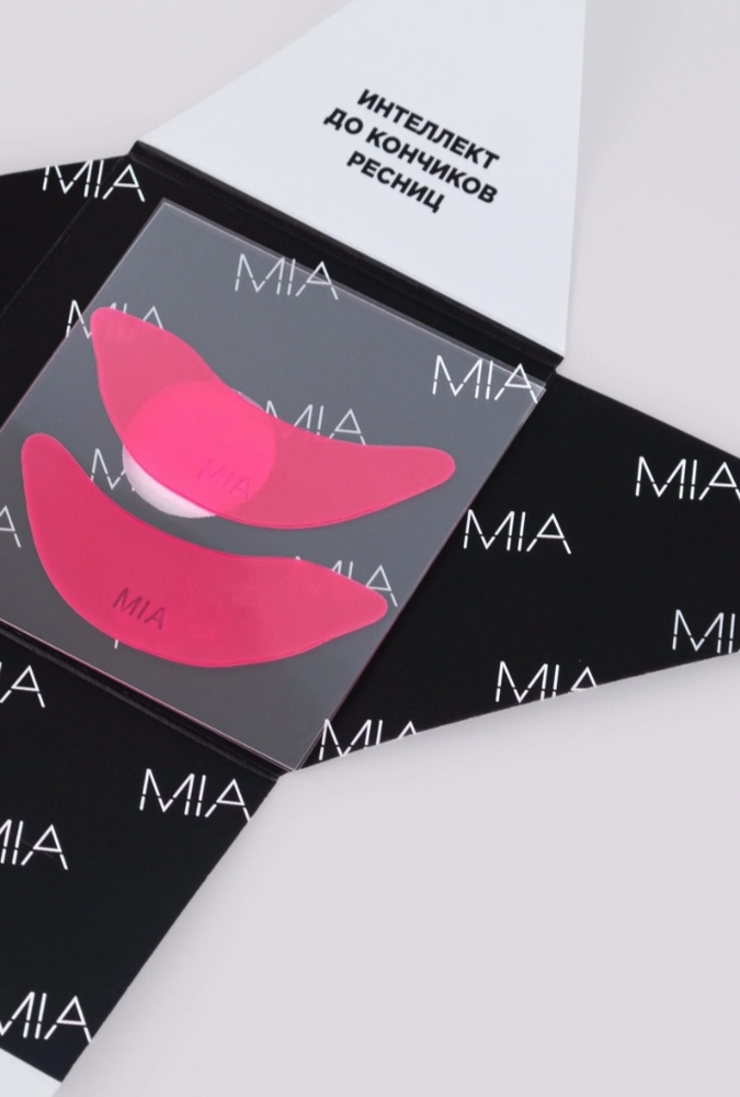 MIA PRO LASHES Cиликоновые патчи BIRD SHAPE