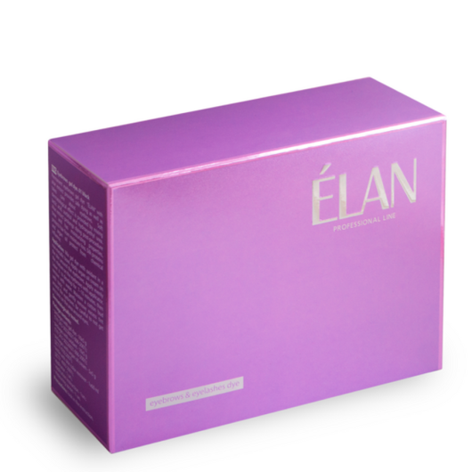 ELAN Набор для окрашивания бровей №1, черный