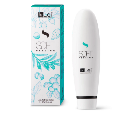 InLei Нежный скраб для бровей, лица и зоны декольте SOFT PEELING, 100 мл