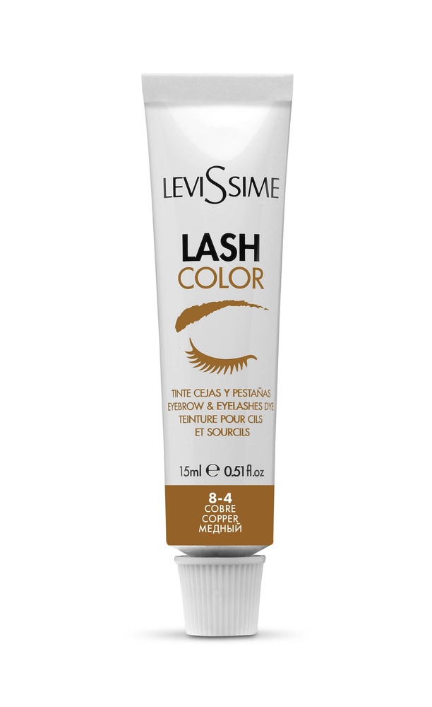 LeviSsime № 8-4 Медный Краска для бровей Lash Color 15 мл.