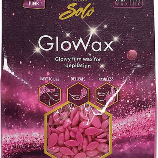 Italwax Воск для депиляции горячий пленочный Solo Glowax (вишня), 400 г