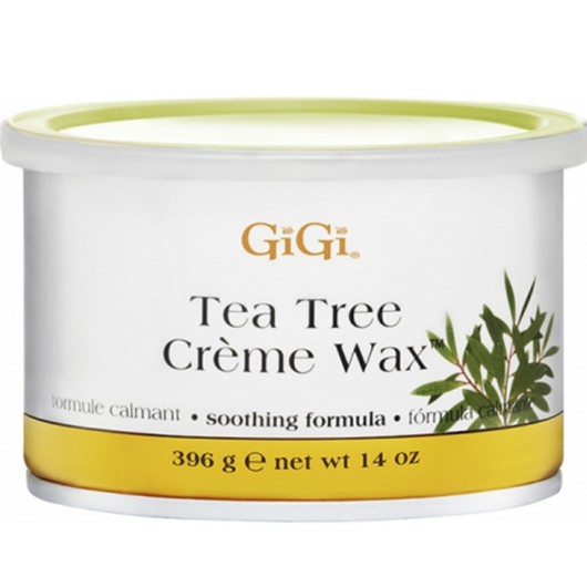 GiGi Tea Tree Creme Wax - Кремообразный воск с маслом чайного дерева 396г.
