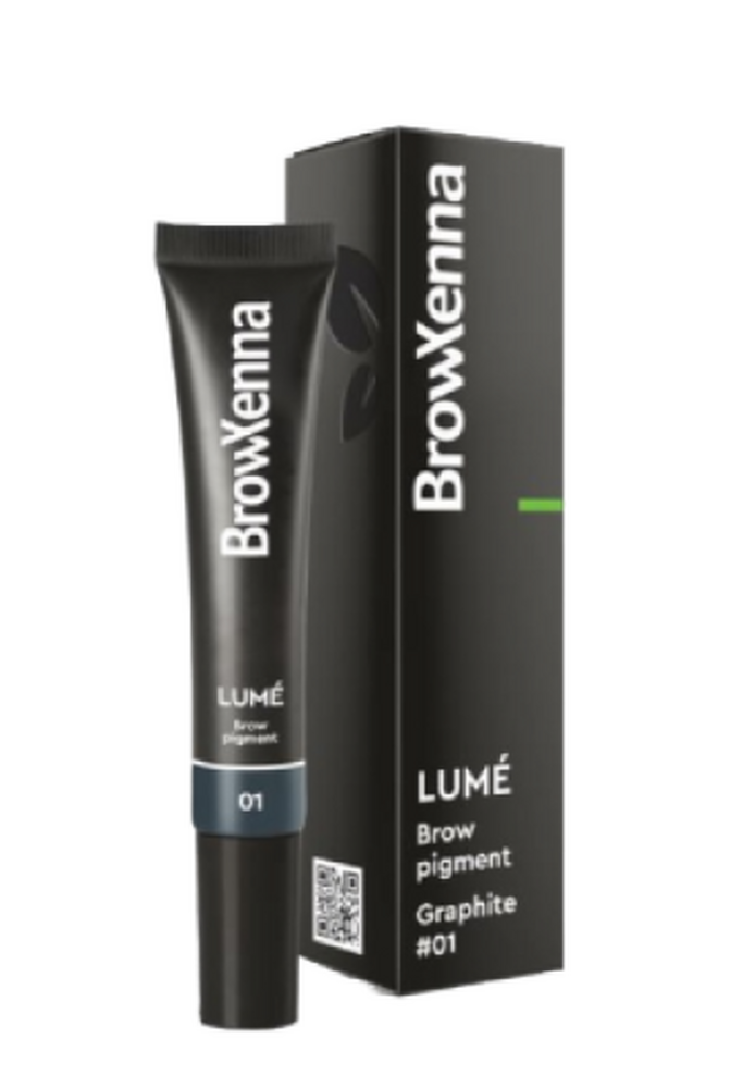 Brow Xenna Lumé Пигмент прямого действия для бровей гелевый (Graphite), 15 мл