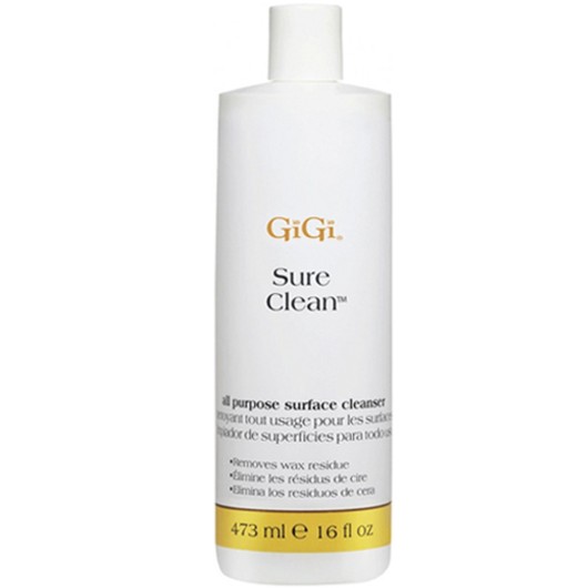 GiGi Sure Clean - жидкий очиститель для удаления воска с предметов, 473 мл