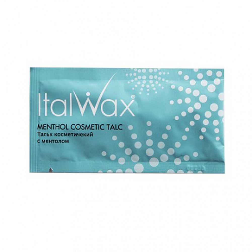Italwax Тальк косметический с ментолом, 3 г