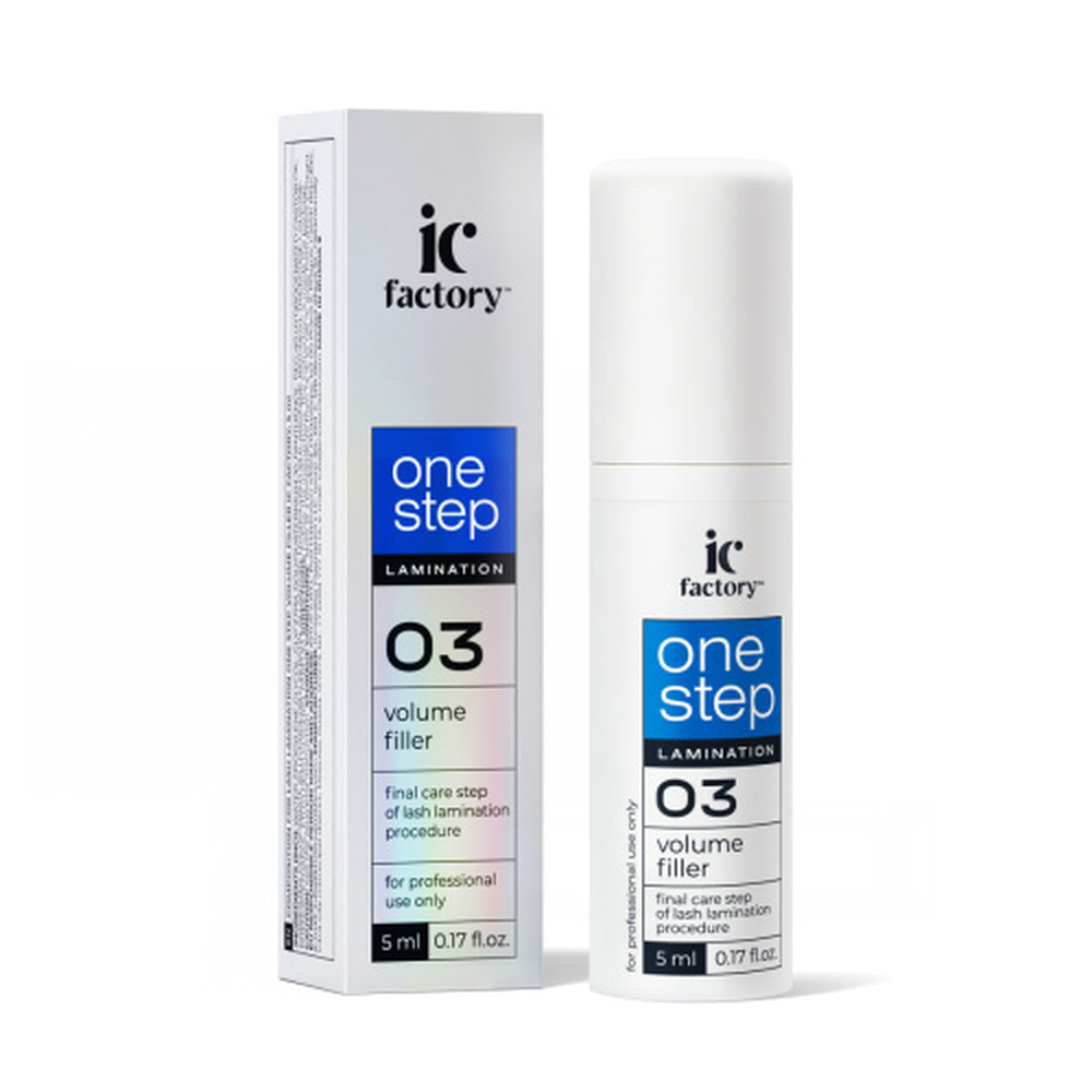 Состав для ламинирования ресниц ONE STEP
VOLUME FILLER IC FACTORY, 5 мл