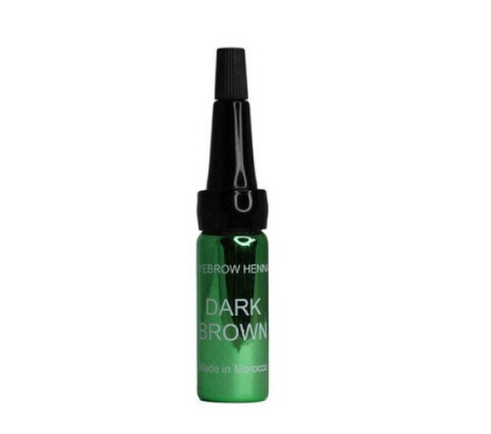 DARK BROWN хна для бровей EkkoBeauty