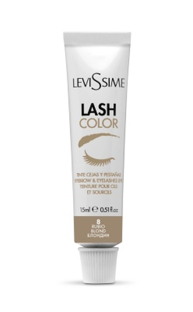 LeviSsime № 8 Блондин Краска для бровей Lash Color 15 мл._Бежевый