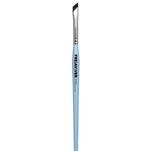 FreiAVIVER Кисть для бровей скошенная Madeira (5мм), голубая