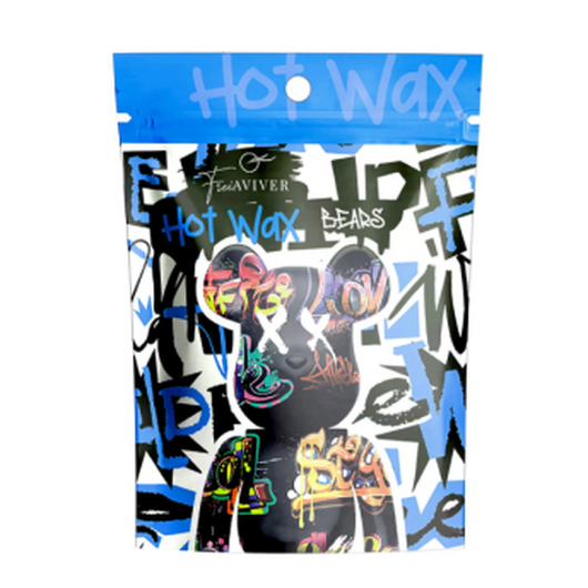 FREIAVIVER Воск для депиляции бровей и лица Bear Hot Wax синий, 100гр